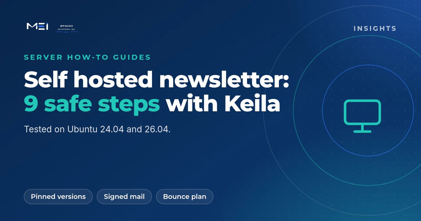 Self hosted newsletter with Keila on Ubuntu 24.04 and 26.04: nine steps from Docker and nginx to DKIM signing, bounce handling and tested backups