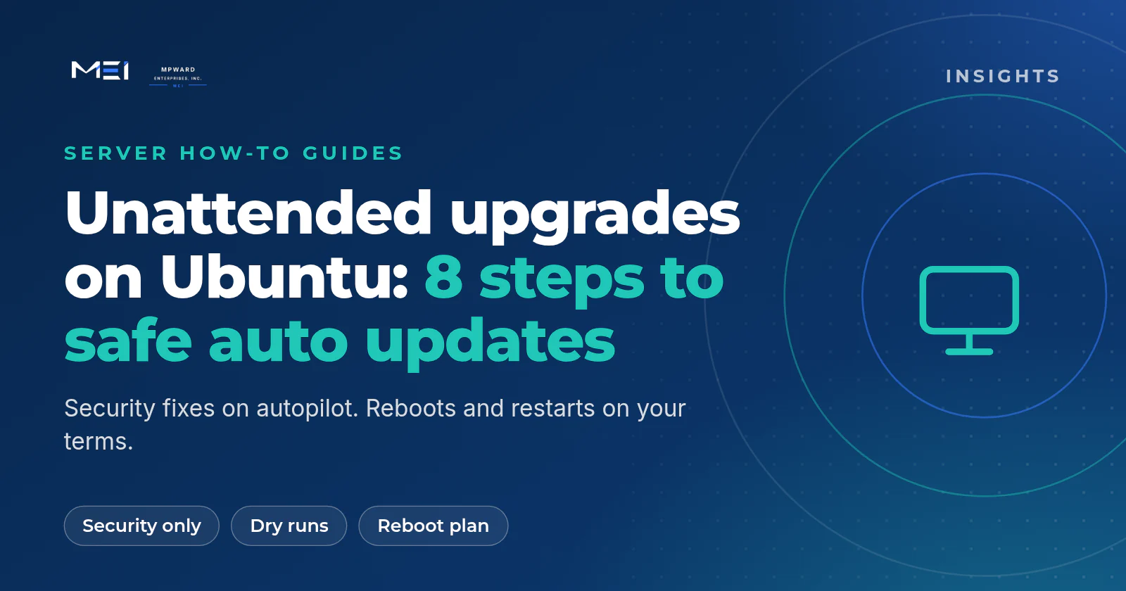 Unattended upgrades Ubuntu 24.04: eight steps to safe automatic security updates, from timers and dry runs to reboots, needrestart and monitoring